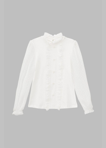 Молочная блузка Vio Faloni демисезонная