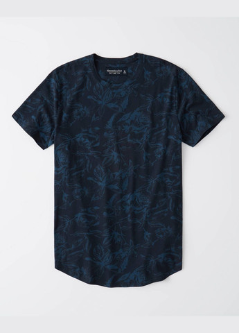 Темно-синяя футболка Abercrombie & Fitch