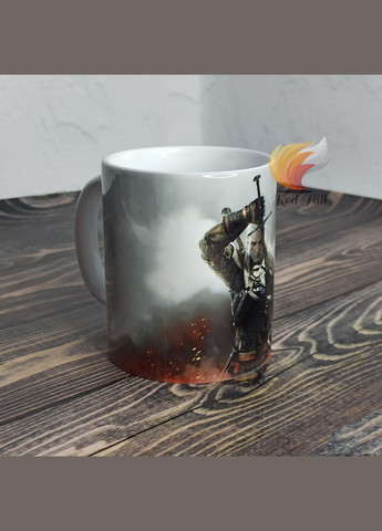 Чашка подарункова "Відьмак" (The Witcher) 330 мл No Brand (328439223)