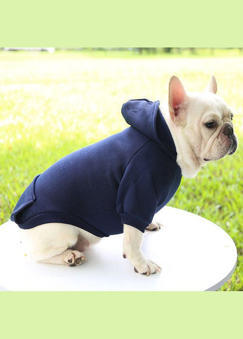 Толстовка с карманом для собак Pet Style "Однотон" Синяя L No Brand - (323231950)