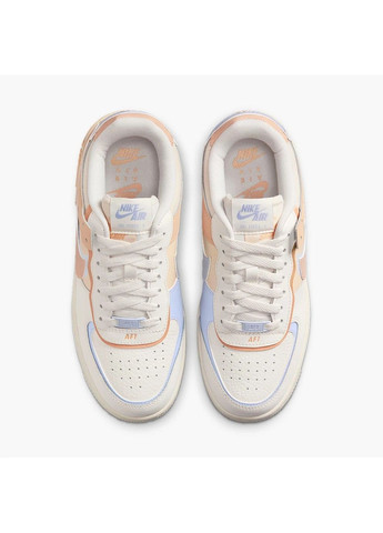 Кроссовки женские Air Force 1 Shadow White/Peach Nike белые (364836461)