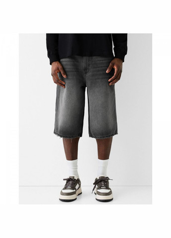Шорти Bershka Skater джинсові 3317/171 BLACK (316262693)