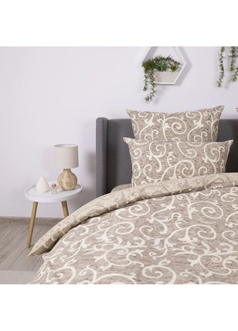 Постельное белье Soft dreams Beige and White, 70х70 ТЕП (363133608)