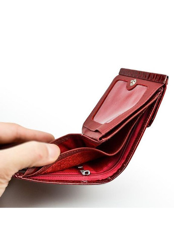 Кожаный маленький женский кошелек на кнопке 0525 Henghuang (307284851)