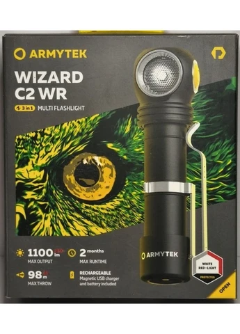 Фонарь WIZARD C2 WR Magnet USB white Armytek (382396578)