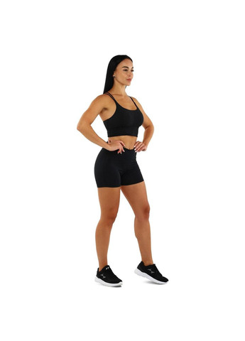 Міні-шорти жіночі спортивні облягаючі LD-11 Чорний Jason (344559400)
