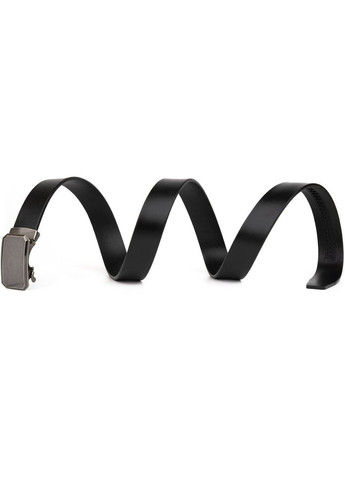 Чоловічий ремінь шкіряний з незграбною пряжкою 20274 Чорний Vintage (302972281)