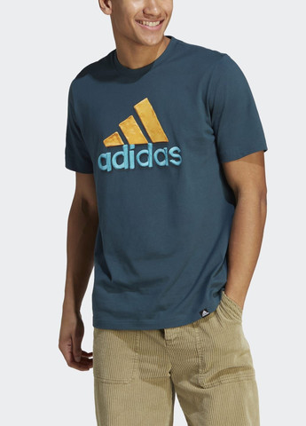 Бірюзова футболка sportswear photo real fill adidas