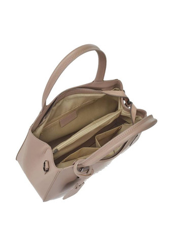 Сумка жіноча офісна 01565 велика з 2 ручками пудрова Virginia Conti (297486705)