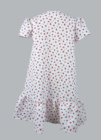 Біла сукня-халат трояндочки на білому GEX (325696455)