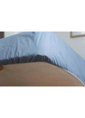 Простынь-чехол на резинке евро Вдохновение 2-04019-26858 200х200 см голубая ТЕП (327791813)