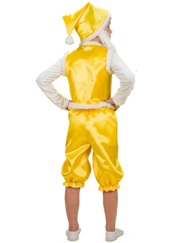 Карнавальний костюм Гном (жовтий) No Brand (362538909)