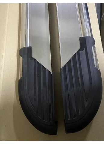 Пороги боковые (подножки-площадки) Audi Q7 2005-2014 (Ø50) ABS ST LINE Niva (398182980)