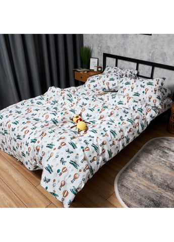 Комплект постельного белья Бязь Gold Люкс «» King Size 220x240 наволочки 2х40х60 (MS-820006160) Moon&Star Cloud Adventures (356112947)