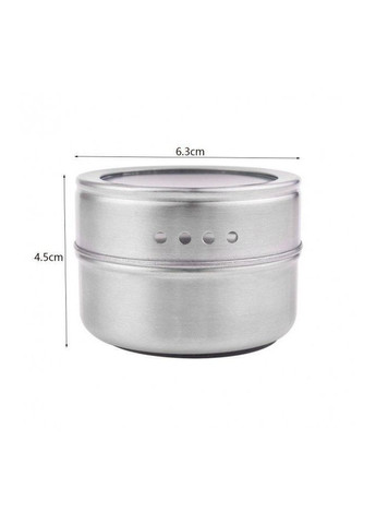 Набір ємностей для спецій на магнітах 10 предметів із підставкою EB-3500 Edenberg (360654629)