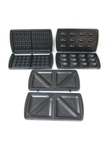 Мультимейкер 4в1 CB-1074 электрическая вафельница орешница сэндвичница бутербродница бельгийская Crownberg (297331171)