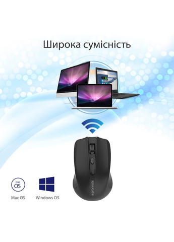 Миша бездротова clix-8.black Promate (308046549)