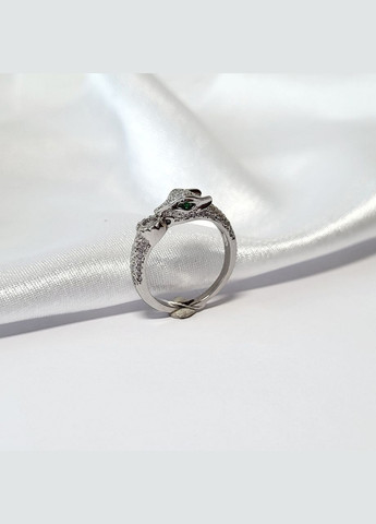 Серебряное кольцо Пантера в камнях 17.5 размер серебро 925 пробы Родированное 2.84г 3122р No Brand (306854508)