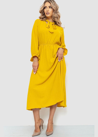 Гірчична ошатне плаття New Trend