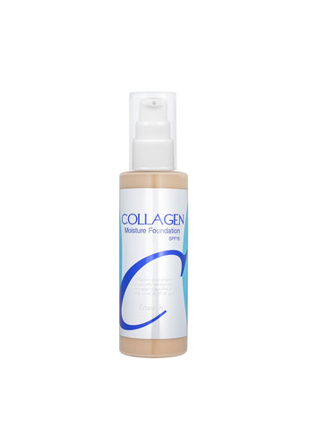 Тональна основа для обличчя Collagen Moisture Foundation SPF 15 зволожуюча 100 мл, № 13 Світло-бежева ENOUGH (302728838)