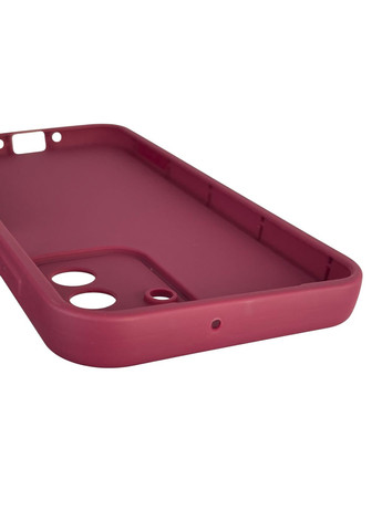 Чохол силіконовий Soft Touch з 3D принтом для Galaxy A26 (SM-A266) бордовий (Повний захист камери) Samsung (371652970)