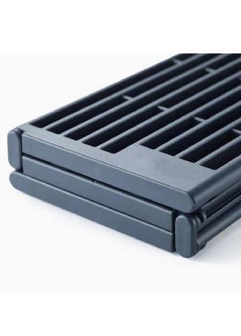 Складна сушарка решітка з нековзною основою на мийку раковину для сушіння посуду овочів фруктів 43×38,7×1,4 см (480812-Prob) Unbranded (344464791)