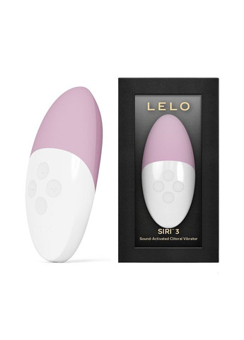 Музичний вібратор для клітора SIRI 3 Soft Pink, вібрації в ритмі звуків без смартфона Lelo (301039108)