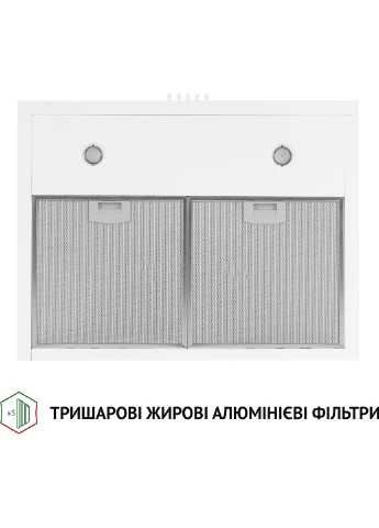 Вытяжка K 6402 WH 850 LED PERFELLI (393536865)