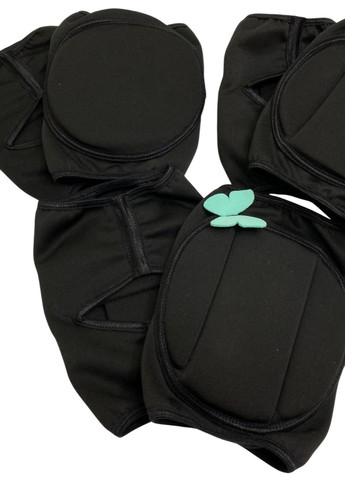 Наколенники для танцев со сменными вставками 8 мм Черные Сетка PF (340424789)