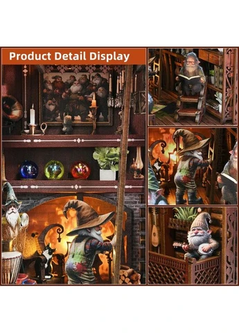 Бук Нук Домик гномов The Dwarfs’ House DIY Book Nook Kit KT-01 No Brand (362452965)