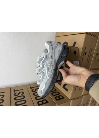 КРОССОВКИ ЖЕНСКИЕ ASICS GEL-NYC GREY BLACK АСИКС ГЕЛЬ НЮК ЧЕРНЫЕ No Brand чёрные демисезоны (391016895)