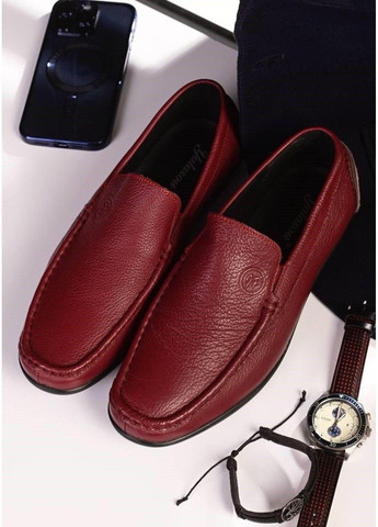 Темно-бордовые туфли мужские бордовые Yalasou