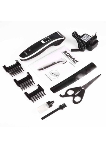 Машинка для стрижки волос Clefers SN-107 аккумуляторная с тремя сменными насадками (5024707) Sonar (368678707)