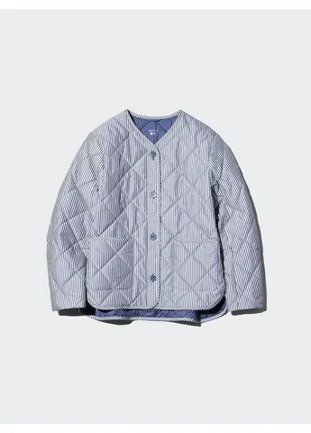 Темно-синий женский жакет puffertech (484251) Uniqlo -