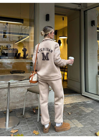 Теплый женский костюм на мягком флисе — ЗАМЕРЫ В ОПИСАНИИ GD/GL Модний простір (370853982)