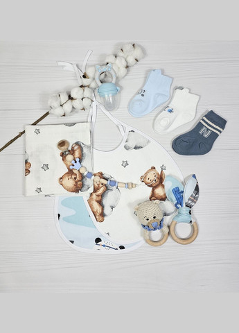 Букет из пеленок для младенцев a.l.babybox Панда индеец No Brand (308752149)