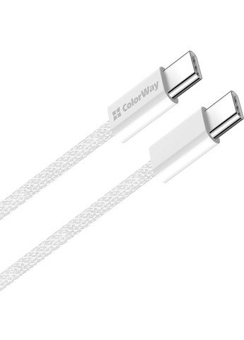 Кабель TypeC - Type-C PD Fast Charging 60W 3.0А 1м Grey (CW-CBPDCC061-GR) Colorway (308791248)