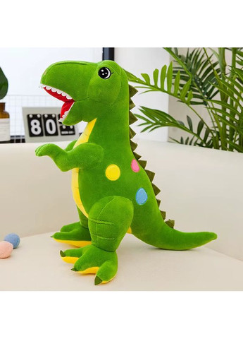 Великий м'який динозавр Тиранозавр Рекс плюшева іграшка для дітей та дорослих гігантська колекційна іграшка 100 см зелений Combuy (370602707)