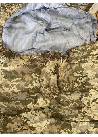 Тактичний спальний мішок 190 х 70 см до -15 з поліестеру та силіконового міфлону односпальний No Brand (361669560)