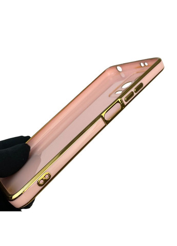 Чохол для Redmi Note 12 5G із захистом камери із золотою окантовкою на сяомі редмі нот 12 пудровий gs1 Xiaomi (366019621)