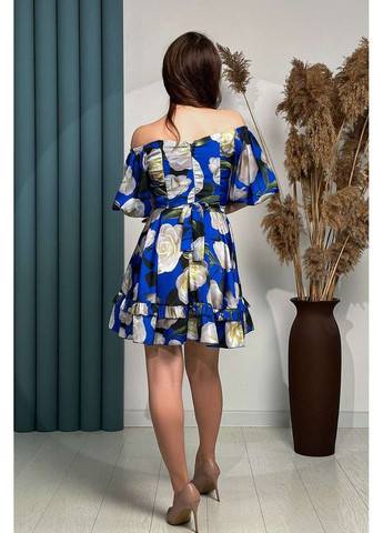 Синя повсякденне плаття 24015 електрик Tanita-Romario