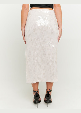 Бежевая однотонная юбка Tally Weijl