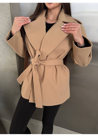 Бежевое демисезонное Женское пальто FINO Mode