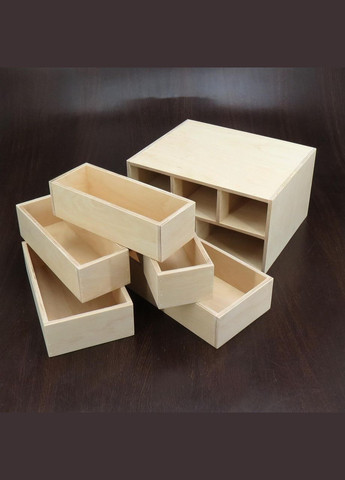 Мини-комод из дерева Ралоко бланже (МНК-003401) No Brand (328228429)