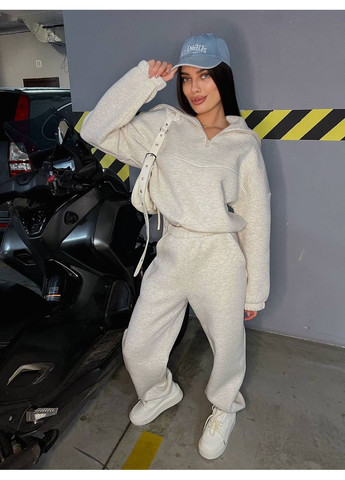 Костюм женский кофта с брюками турецкая тринитка на флисе No Brand (361678834)