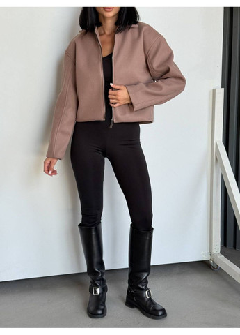 Базовий кашеміровий бомбер на підкладці – Розмірна сітка в описі GD/GL Модний простір на блискавці (364965266)