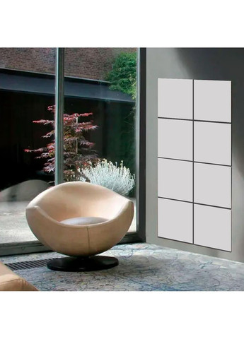 Дзеркало акрилове самоклеюче 295х295х2мм SW-00000749 Sticker Wall (354655421)