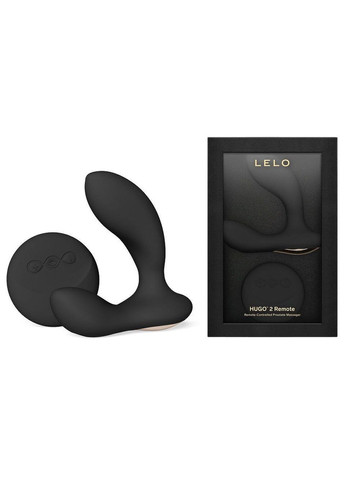 Масажер простати Hugo 2 Remote Black, 2 мотори, дуже потужний, пульт ДК Lelo (303890718)