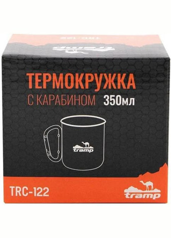 Термокружка Tramp TRC-122 з карабіном 0.35l Steel No Brand (326505406)