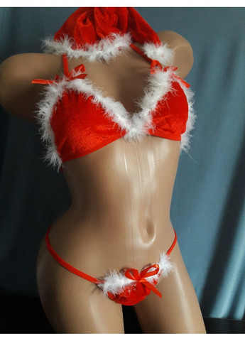 Червоний зимній костюм «святкова ніч» No Brand